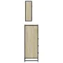 Set de muebles de baño 3 pzas madera contrachapada roble Sonoma von , Badezimmermöbel - Ref: Foro24-3301036, Preis: 210,25 €,...