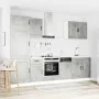 Mueble cocina Kalmar gris hormigón 7 pzas madera contrachapada von , Küchenschränke - Ref: Foro24-3314765, Preis: 549,56 €, R...