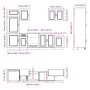 Mueble cocina Kalmar gris hormigón 7 pzas madera contrachapada von , Küchenschränke - Ref: Foro24-3314765, Preis: 549,56 €, R...