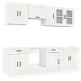 Mueble cocina Kalmar blanco de alto brillo 8 pzas de , Armarios de cocina - Ref: Foro24-3314823, Precio: 607,52 €, Descuento: %