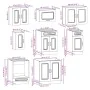 Mueble cocina Kalmar blanco de alto brillo 8 pzas de , Armarios de cocina - Ref: Foro24-3314823, Precio: 607,52 €, Descuento: %