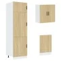Mueble cocina Kalmar roble sonoma 8 pzas madera contrachapada de , Armarios de cocina - Ref: Foro24-3314814, Precio: 600,95 €...