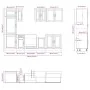 Mueble cocina Kalmar roble sonoma 8 pzas madera contrachapada de , Armarios de cocina - Ref: Foro24-3314814, Precio: 600,95 €...
