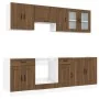 Mueble cocina Kalmar roble marrón 8 pzas madera contrachapada von , Küchenschränke - Ref: Foro24-3314828, Preis: 544,95 €, Ra...