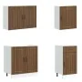 Mueble cocina Kalmar roble marrón 7 pzas madera contrachapada de , Armarios de cocina - Ref: Foro24-3314778, Precio: 572,96 €...