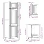Mueble cocina Kalmar roble marrón 7 pzas madera contrachapada de , Armarios de cocina - Ref: Foro24-3314778, Precio: 572,96 €...