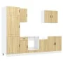 Mueble cocina Kalmar roble sonoma 7 pzas madera contrachapada von , Küchenschränke - Ref: Foro24-3314784, Preis: 557,77 €, Ra...