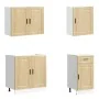 Mueble cocina Kalmar roble sonoma 7 pzas madera contrachapada von , Küchenschränke - Ref: Foro24-3314784, Preis: 557,77 €, Ra...