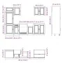 Mueble cocina Kalmar roble sonoma 7 pzas madera contrachapada von , Küchenschränke - Ref: Foro24-3314784, Preis: 557,77 €, Ra...