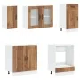 Mueble cocina Kalmar madera vieja 8 pzas madera contrachapada von , Küchenschränke - Ref: Foro24-3314799, Preis: 641,66 €, Ra...