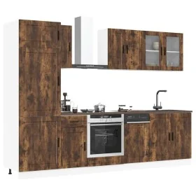 Mueble cocina Kalmar roble ahumado 8 pzas madera contrachapada von , Küchenschränke - Ref: Foro24-3314816, Preis: 619,82 €, R...