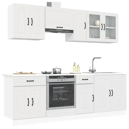 Mueble de cocina Kalmar blanco 8 piezas madera contrachapada von , Küchenschränke - Ref: Foro24-3314821, Preis: 525,47 €, Rab...