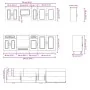 Mueble de cocina Kalmar blanco 8 piezas madera contrachapada von , Küchenschränke - Ref: Foro24-3314821, Preis: 525,47 €, Rab...