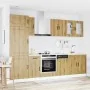 Mueble de cocina Kalmar 8 piezas artesanal roble de , Armarios de cocina - Ref: Foro24-3314800, Precio: 632,66 €, Descuento: %