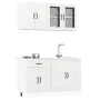 Mueble cocina Kalmar blanco de alto brillo 4 pzas von , Küchenschränke - Ref: Foro24-3314863, Preis: 323,01 €, Rabatt: %