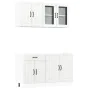 Mueble cocina Kalmar blanco de alto brillo 4 pzas von , Küchenschränke - Ref: Foro24-3314863, Preis: 323,01 €, Rabatt: %
