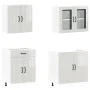 Mueble cocina Kalmar blanco de alto brillo 4 pzas von , Küchenschränke - Ref: Foro24-3314863, Preis: 323,01 €, Rabatt: %