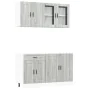 Mueble cocina Kalmar sonoma gris 4 pzas madera contrachapada de , Armarios de cocina - Ref: Foro24-3314877, Precio: 305,95 €,...