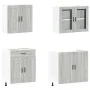 Mueble cocina Kalmar sonoma gris 4 pzas madera contrachapada de , Armarios de cocina - Ref: Foro24-3314877, Precio: 305,95 €,...