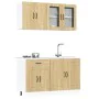 Mueble cocina Kalmar roble sonoma 4 pzas madera contrachapada von , Küchenschränke - Ref: Foro24-3314854, Preis: 267,31 €, Ra...