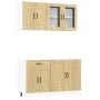 Mueble cocina Kalmar roble sonoma 4 pzas madera contrachapada von , Küchenschränke - Ref: Foro24-3314854, Preis: 267,31 €, Ra...