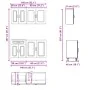 Mueble cocina Kalmar roble sonoma 4 pzas madera contrachapada von , Küchenschränke - Ref: Foro24-3314854, Preis: 267,31 €, Ra...