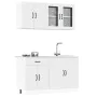 Mueble de cocina Kalmar blanco 4 piezas madera contrachapada von , Küchenschränke - Ref: Foro24-3314861, Preis: 286,59 €, Rab...