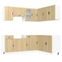 Mueble cocina Porto roble sonoma 11 pzas madera contrachapada de , Armarios de cocina - Ref: Foro24-3314964, Precio: 669,43 €...