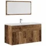 Juego de muebles de baño 3 piezas madera ingeniería envejecida by , Bathroom furniture - Ref: Foro24-3328593, Price: 124,18 €...