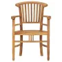 Juego de comedor de jardín 5 piezas madera maciza de teca de , Conjuntos de jardín - Ref: Foro24-3060009, Precio: 693,26 €, D...