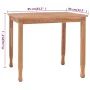 Juego de comedor de jardín 5 piezas madera maciza de teca de , Conjuntos de jardín - Ref: Foro24-3060009, Precio: 693,26 €, D...