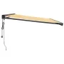 Toldo retráctil aluminio y tela amarillo y blanco 4,5x3 m de , Toldos - Ref: Foro24-3154609, Precio: 702,19 €, Descuento: %