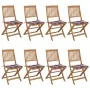 Sillas de jardín plegables 8 uds y cojines madera maciza acacia von , Gartenstühle - Ref: Foro24-3075034, Preis: 360,85 €, Ra...