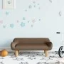 Sofá para niños de tela marrón 70x40x24 cm by , Baby and Toddler Furniture - Ref: Foro24-3196346, Price: 61,11 €, Discount: %
