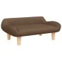 Sofá para niños de tela marrón 70x40x24 cm by , Baby and Toddler Furniture - Ref: Foro24-3196346, Price: 61,11 €, Discount: %