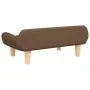 Sofá para niños de tela marrón 70x40x24 cm by , Baby and Toddler Furniture - Ref: Foro24-3196346, Price: 61,11 €, Discount: %