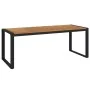 Juego de comedor de jardín 9 pzas madera maciza acacia y metal de , Conjuntos de jardín - Ref: Foro24-3155413, Precio: 890,64...