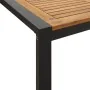 Juego de comedor de jardín 9 pzas madera maciza acacia y metal de , Conjuntos de jardín - Ref: Foro24-3155413, Precio: 890,64...