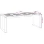 Juego de comedor de jardín 9 pzas madera maciza acacia y metal de , Conjuntos de jardín - Ref: Foro24-3155413, Precio: 890,64...