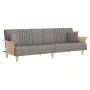 Sofá cama con reposabrazos tela gris taupe by , Sofas - Ref: Foro24-351892, Price: 293,80 €, Discount: %