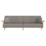 Sofá cama con reposabrazos tela gris taupe by , Sofas - Ref: Foro24-351892, Price: 293,80 €, Discount: %