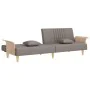 Sofá cama con reposabrazos tela gris taupe by , Sofas - Ref: Foro24-351892, Price: 293,80 €, Discount: %