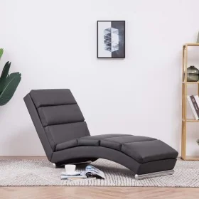 Diván de cuero sintético gris by , Daybeds - Ref: Foro24-281293, Price: 234,78 €, Discount: %