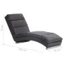 Diván de cuero sintético gris by , Daybeds - Ref: Foro24-281293, Price: 234,78 €, Discount: %
