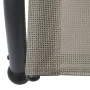 Tumbona doble con toldo textilene taupe by , Loungers - Ref: Foro24-310545, Price: 250,57 €, Discount: %