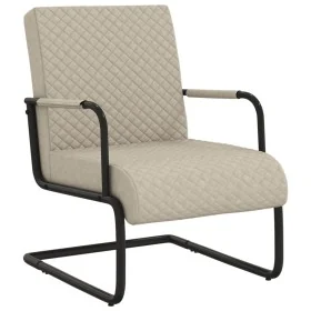 Silla voladiza cuero sintético gris claro de , Sillones - Ref: Foro24-325785, Precio: 163,80 €, Descuento: %