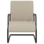 Silla voladiza cuero sintético gris claro de , Sillones - Ref: Foro24-325785, Precio: 163,76 €, Descuento: %