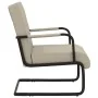 Silla voladiza cuero sintético gris claro de , Sillones - Ref: Foro24-325785, Precio: 163,76 €, Descuento: %