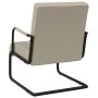 Silla voladiza cuero sintético gris claro de , Sillones - Ref: Foro24-325785, Precio: 163,76 €, Descuento: %