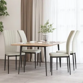 Sillas de comedor 4 unidades terciopelo crema by , dining chairs - Ref: Foro24-326113, Price: 178,55 €, Discount: %